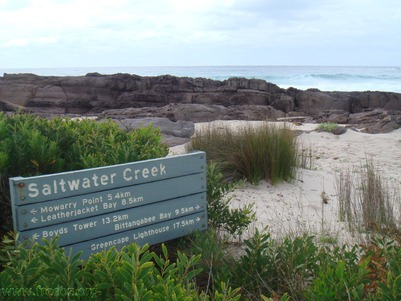 Saltwater Creek marker before creek h.JPG